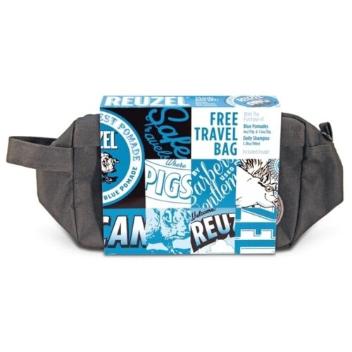 Reuzel Free Travel Bag Blue - Набор для ухода за волосами