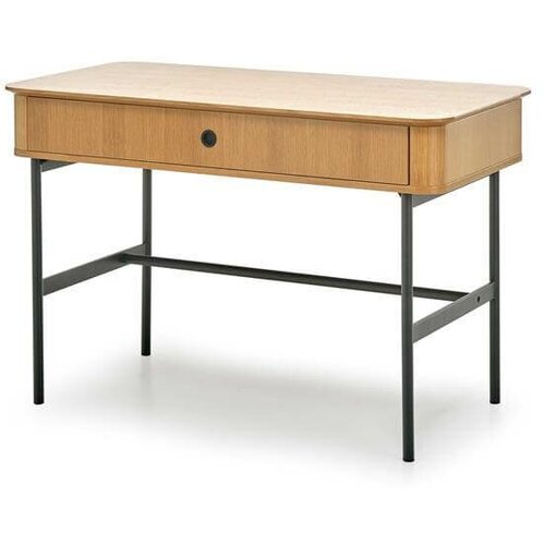 Стол компьютерный HALMAR SMART B-1 (дуб натуральный/черный)