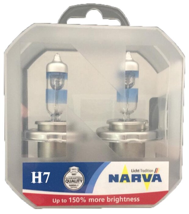 Лампы Narva H7 12V- 55W (PX26d) (+150% света) Range Power 150 (п. уп. 2шт.) 48071