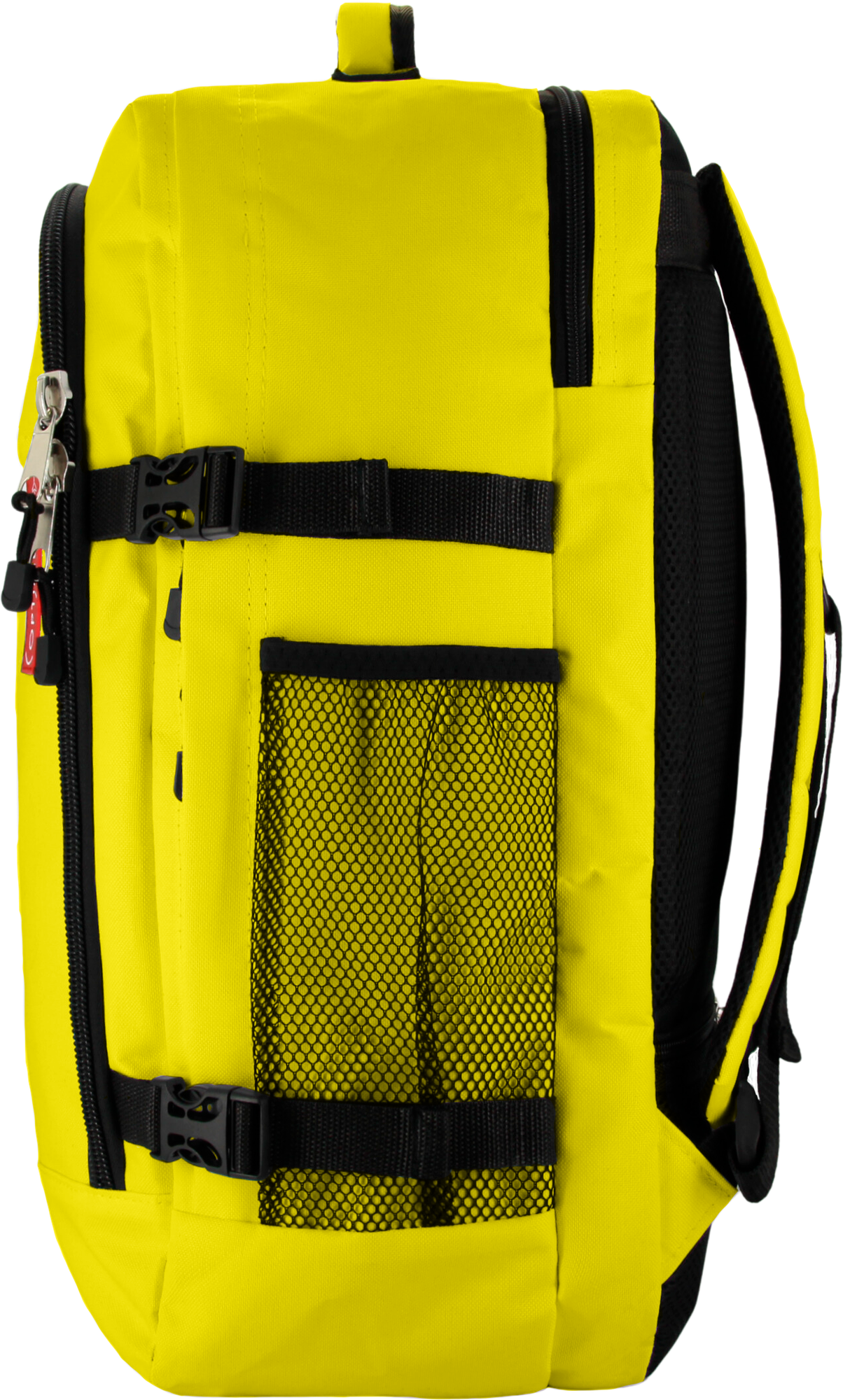 Рюкзак сумка чемодан ручная кладь S в самолет дорожная 44 л, желтый - фотография № 9
