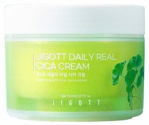 Крем для лица с центеллой азиатской [Jigott] Daily Real Cica Cream