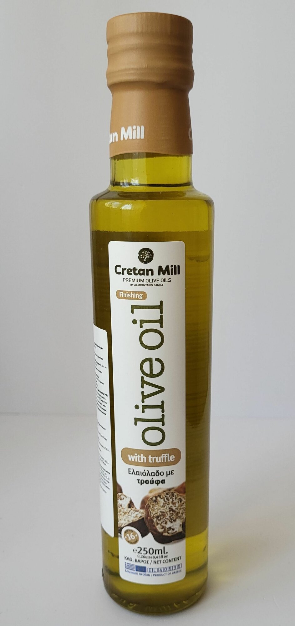 Масло оливковое EV Cretan Mill с трюфелем 250 мл - фото №11