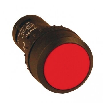 Кнопка SW2C-11 с фиксацией красная NO-NC EKF PROxima