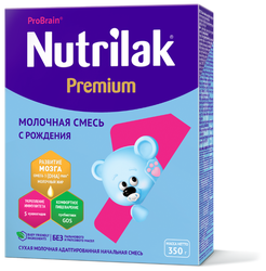 Смесь Nutrilak Premium 1, с 0 до 6 месяцев, 350 г