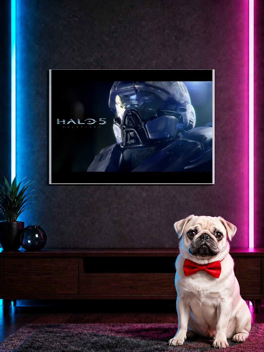 Постер Halo Приключения — яркая игровая иллюстрация A3