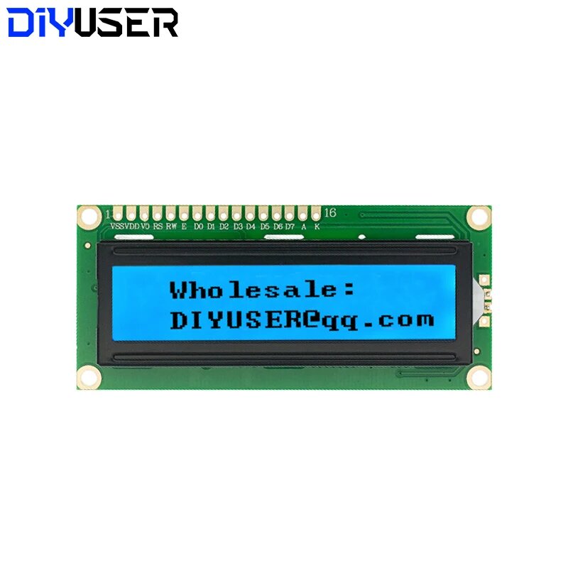 ЖК-дисплей LCD1602 для Arduino, 1602 дюйма, 16x2 знака, PCF8574T, PCF8574, интерфейс IIC I2C, 5 В, LCD1602 Blue