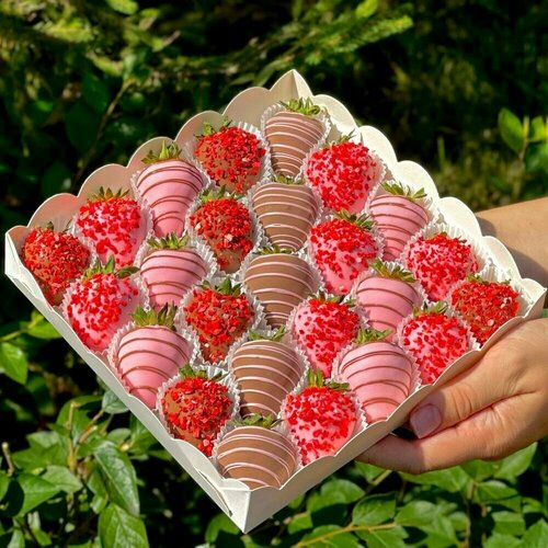 Клубника в шоколаде Набор в коробке 