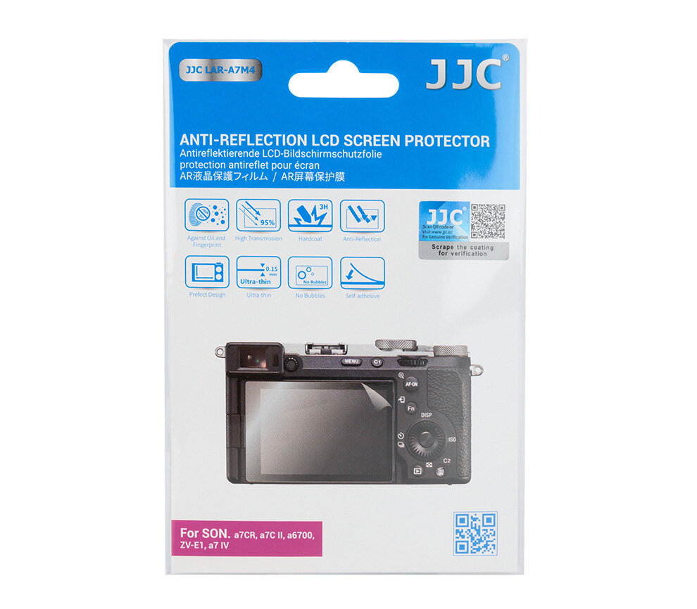 Защитная плёнка JJC для Sony a7 IV   a7CR   a7C II   ZV E1   a6700