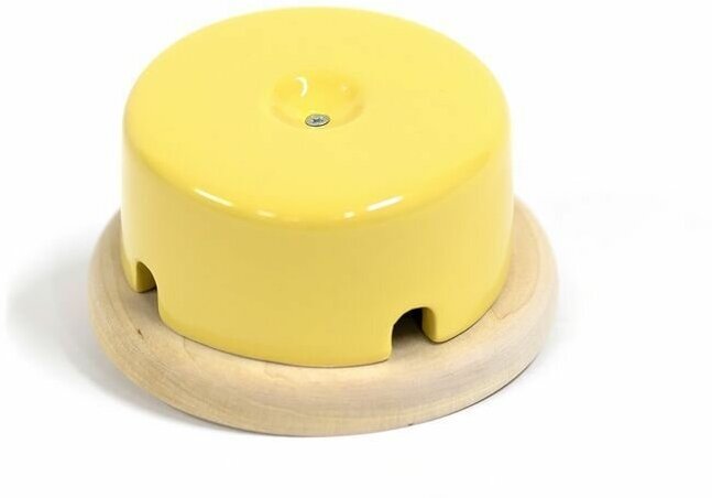 фото Interior Electric Распределительная коробка на подложке (90х43), керамика, цвет песочное золото