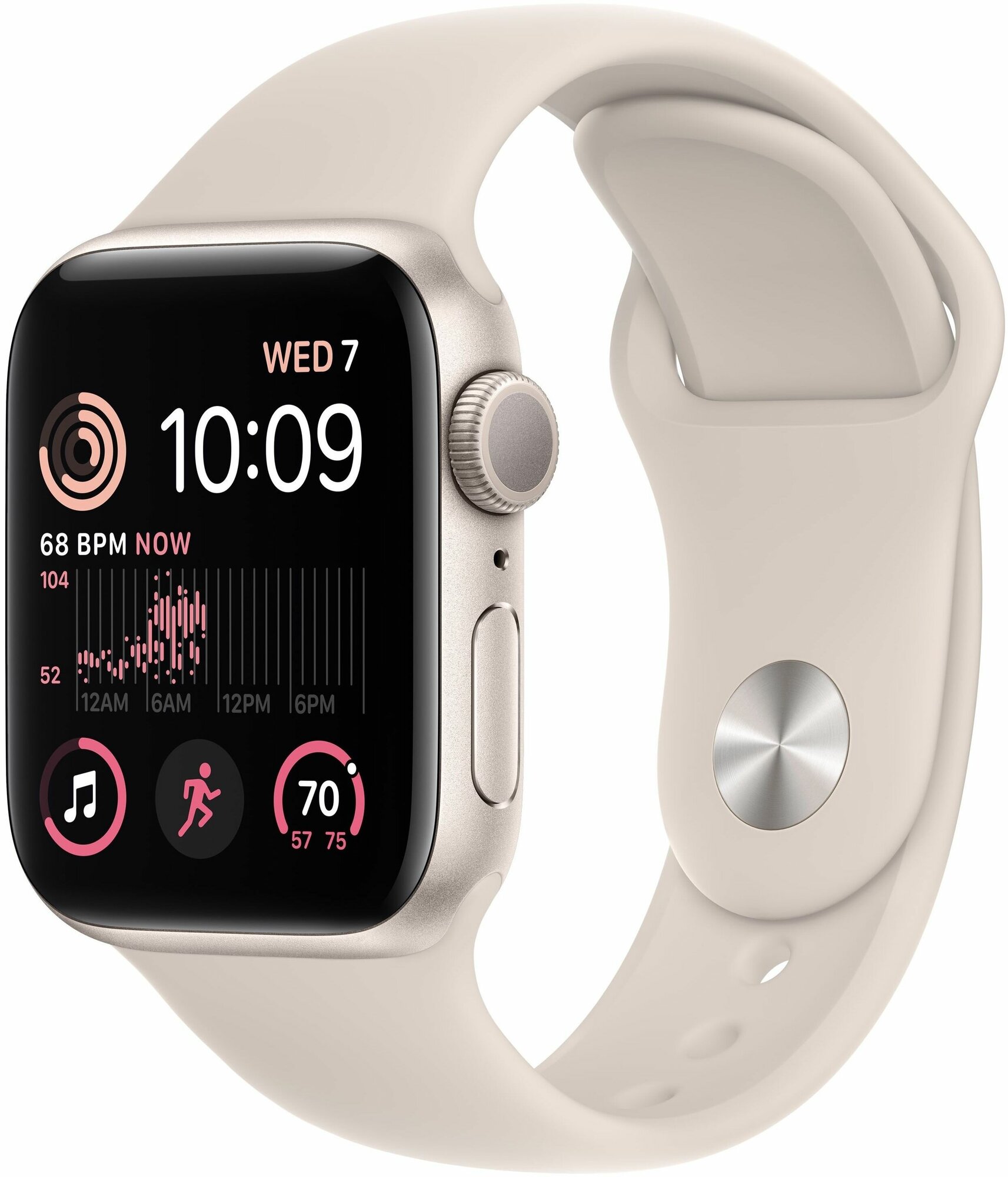 Умные часы Apple Watch SE 2 (2023), 40 мм Starlight S/M
