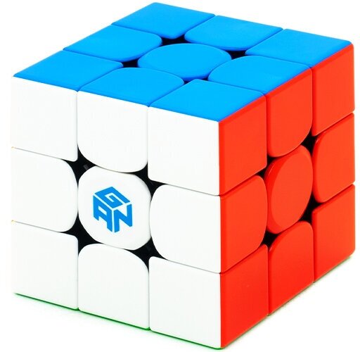 Скоростной магнитный кубик Рубика Gan 356 M 3x3x3 Цветной пластик (с дополнительными гайками для регулировки)