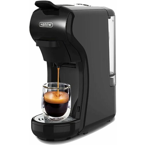 Кофемашина капсульная 4 в 1 NESPRESSODOLCEGUSTOчалдымолотый HIBREW H1A 1450 Вт объем 07 л черная 1281500₽