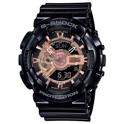 Наручные часы CASIO G-Shock GA-110MMC-1A, золотой, черный