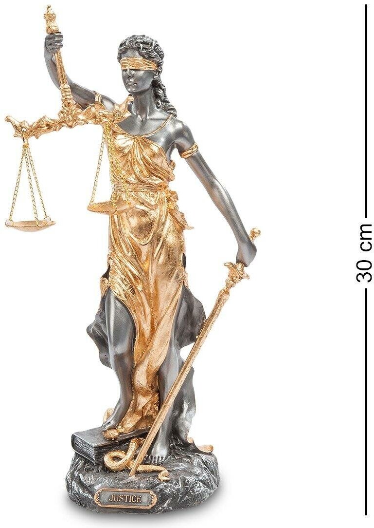 Статуэтка Весы правосудия в руках Фемиды
