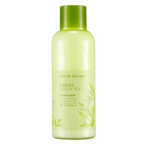 NATURE REPUBLIC эмульсия освежающая Fresh Green Tea 70, 180 мл