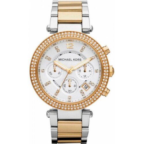Наручные часы MICHAEL KORS Женские часы наручные Michael Kors золотистые со стразами, серебряный, золотой
