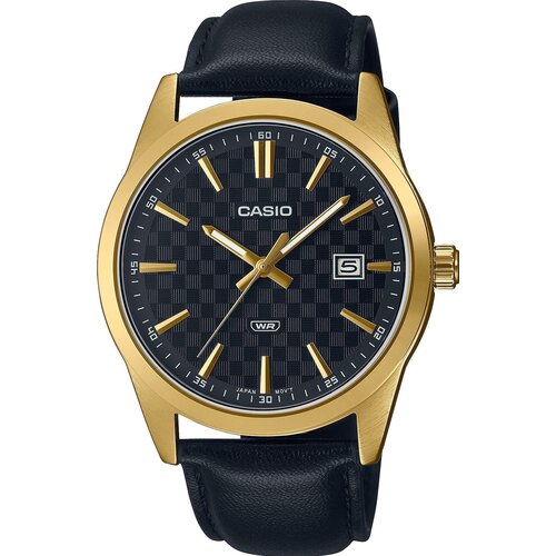 Наручные часы CASIO, черный, золотой
