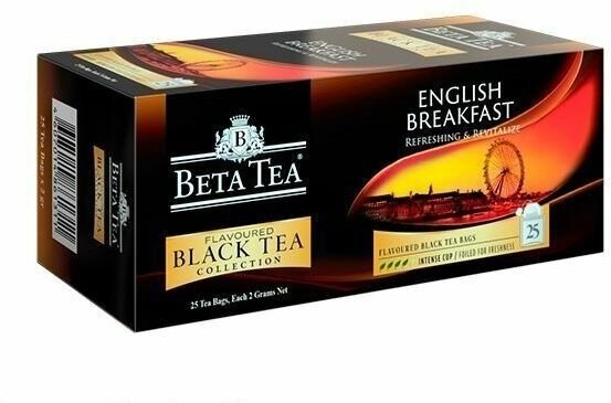 Чай Beta English Breakfast 2 г*25 пак. с/я конверт - фотография № 2