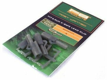 Клипсы для грузил PB Products Hit & Run X-Safe Leadclip Weed