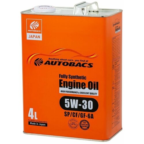 Моторное масло Autobacs Engine Oil FS 5W-30 SP/CF/GF-6A Синтетическое 4 л