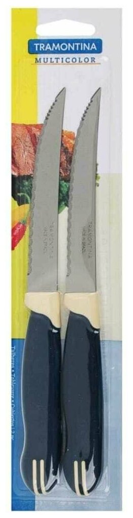 Нож кухонный Tramontina, 12,7см, набор 2 шт - фотография № 1