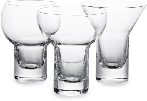 Набор бокалов для коктейлей Krosno Шейк, 3 шт, 190мл, 150мл, 200мл, стекло