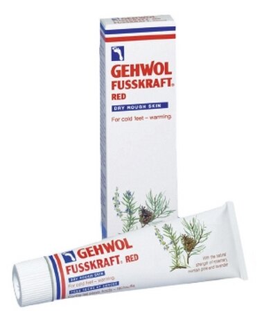 Gehwol Fusskraft Red Dry Rough Skin - Красный бальзам для сухой кожи 75 мл