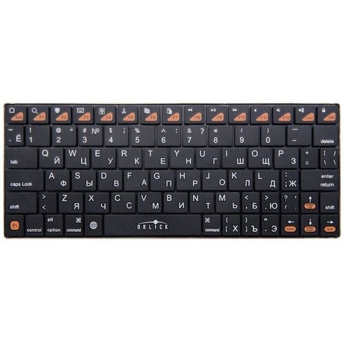 клавиатура oklick 840s wireless bluetooth keyboard Клавиатура Oklick 840S черный (754787)