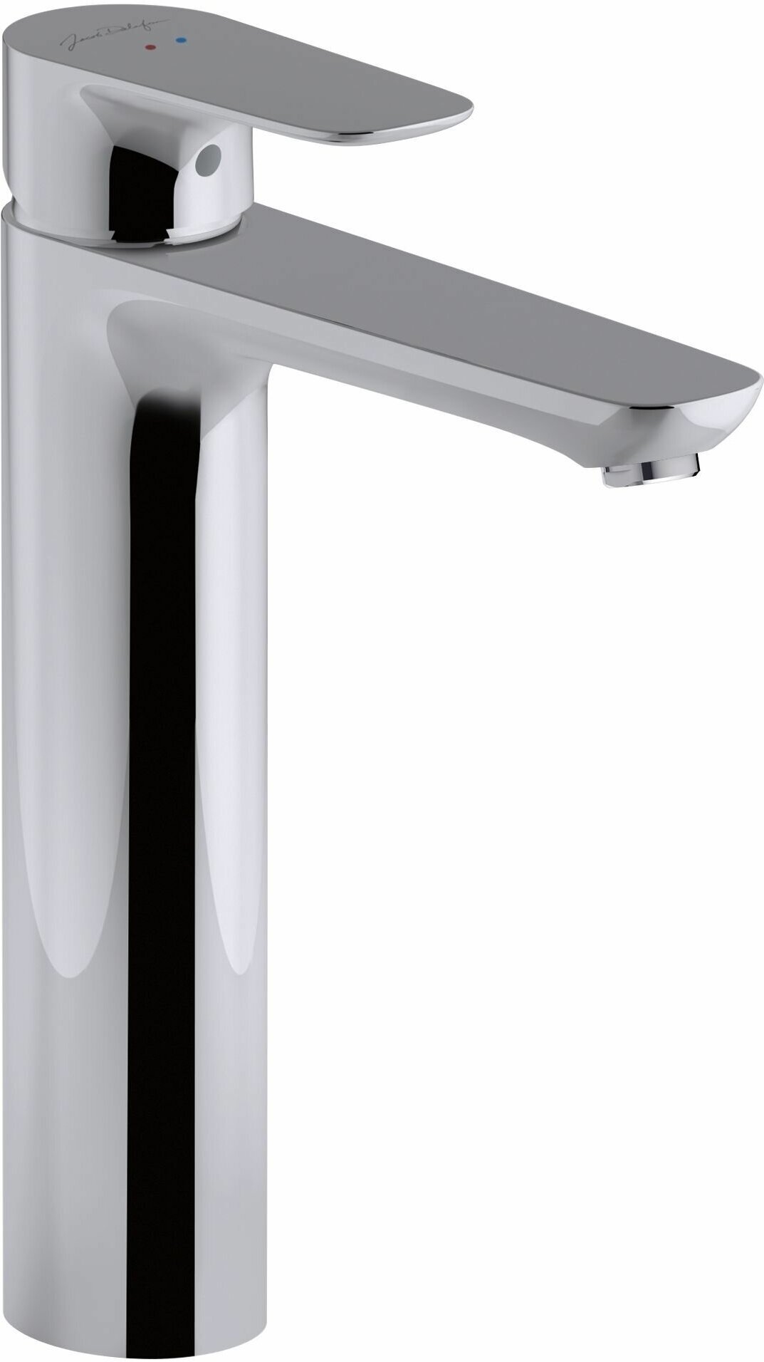 Aleo E72299-4-CP Смеситель для умывальника (3/8", однозахватный, картридж, без донного клапана) Jacob Delafon - фото №3