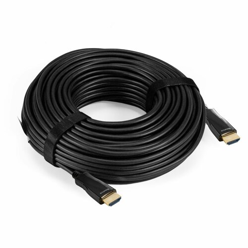 Активный оптический кабель HDMI ExeGate EX-CC-HDMI2-30.0 (19M/19M, v2.0, 30м, 4K UHD, Ethernet, позолоченные контакты) EX294700RUS bion кабель hdmi v1 4 19m 19m 3d 4k uhd ethernet ccs экран позолоченные контакты 15м черный [bxp cc hdmi4l 150]