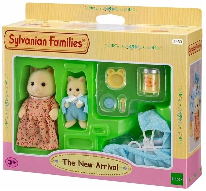 Epoch Набор Мама с малышом и колыбелькой Sylvanian Families Epoch 5433