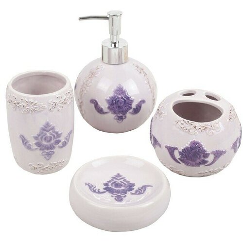 Набор для ванной Фиолет 4 предмета
