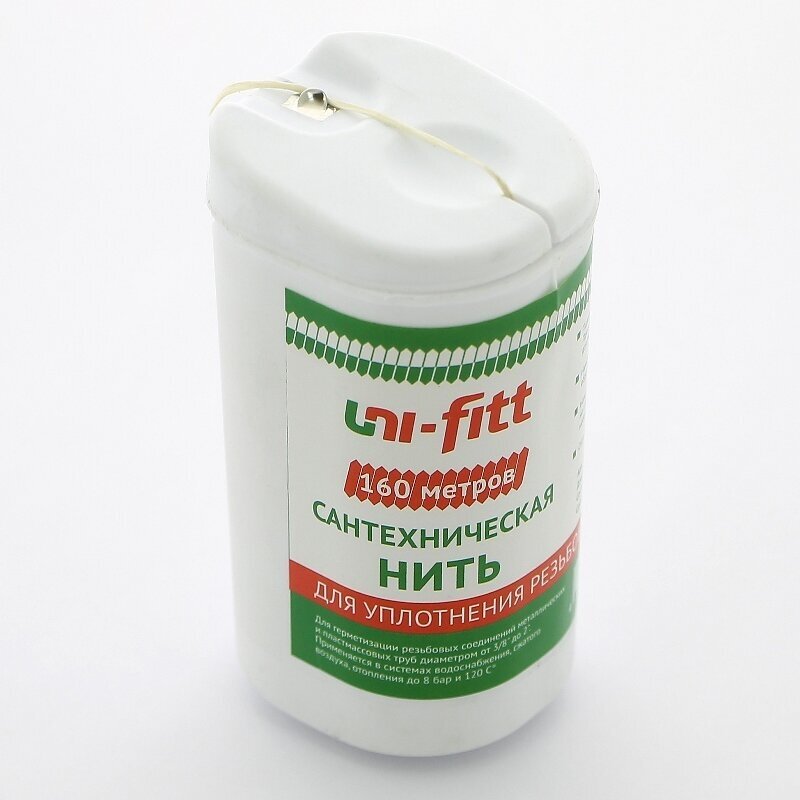 Нить уплотнительная Uni-Fitt для герметизации резьбовых соединений 160 м - фотография № 2