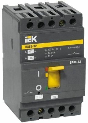 SVA30-3-0125 Автоматический выключатель ВА88-35 3Р 125А 35кА IEK - фото №2
