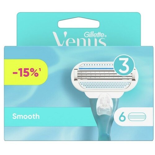 Сменные кассеты для бритья Gillette Venus, 6 шт.