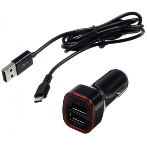 АЗУ Seven + кабель USB - Micro USB Black азу micro usb на 2 usb 3 6а c303 ldnio