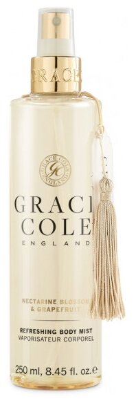 Спрей для тела Grace Cole Цветок нектарина и грейпфрут Nectarine Blossom & Grapefruit Refreshing Body Mist 250мл