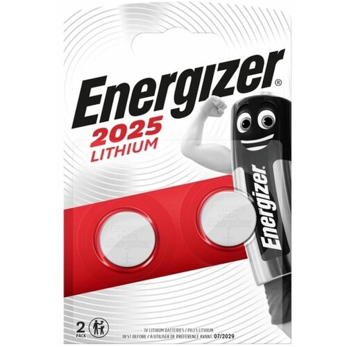 Элемент питания Energizer CR2025 бл 2 элемент питания gp элемент питания cr2032 бл 2