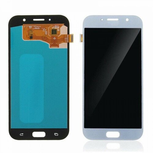 Дисплей для Samsung A720F (A7 2017) в сборе с тачскрином Синий дисплей для samsung a720f galaxy a7 2017 с тачскрином черный oled