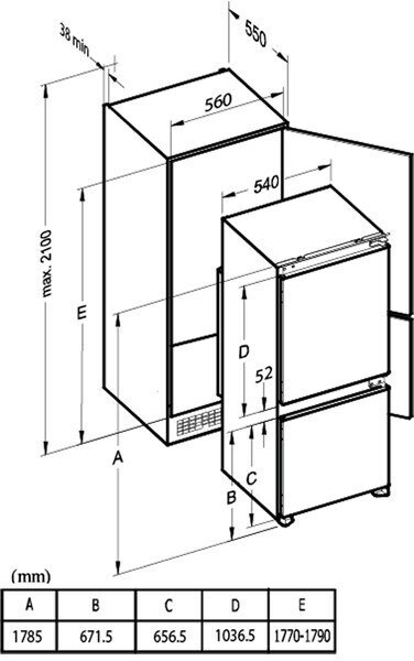 Встраиваемый холодильник Zigmund & Shtain BR 03.1772 SX, белый - фотография № 18