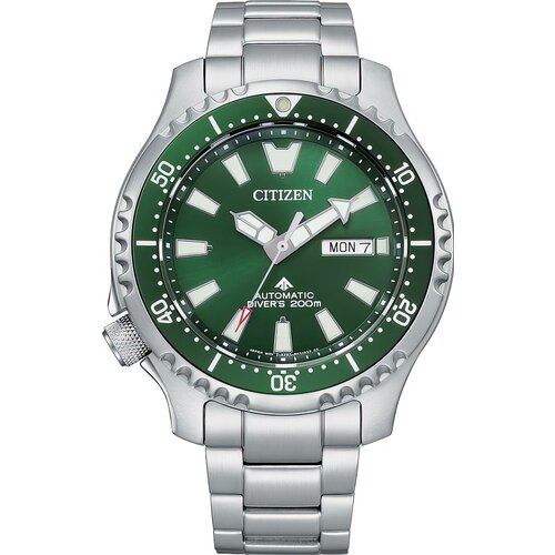 Наручные часы CITIZEN Promaster, серебряный, зеленый