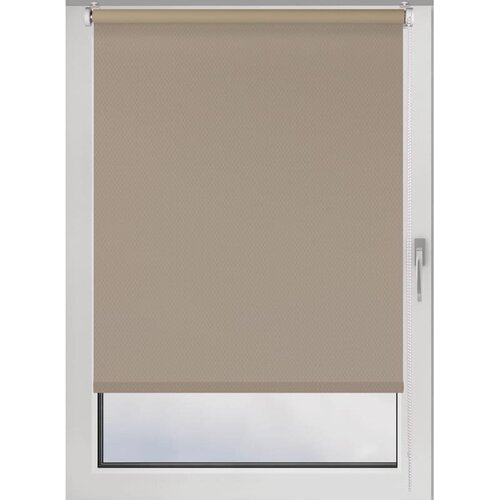 Штора рулонная Ribbed 60x160 см бежевый