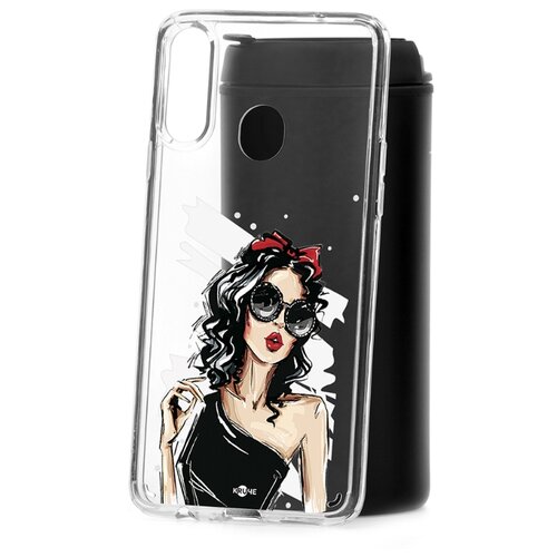 фото Чехол на samsung galaxy a20s kruche print фэшн леди