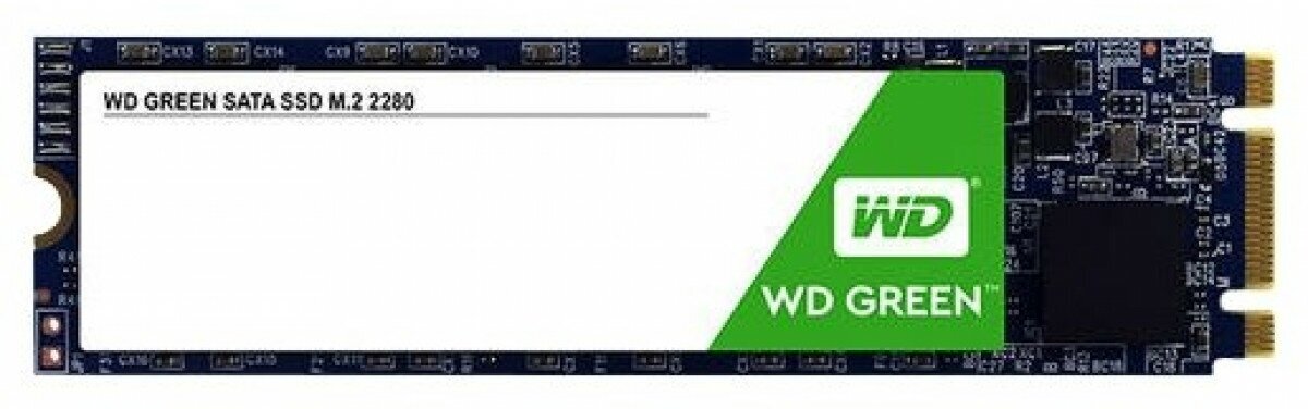 Твердотельный накопитель Western Digital WD Green 1 ТБ M2 WDS100T3G0C
