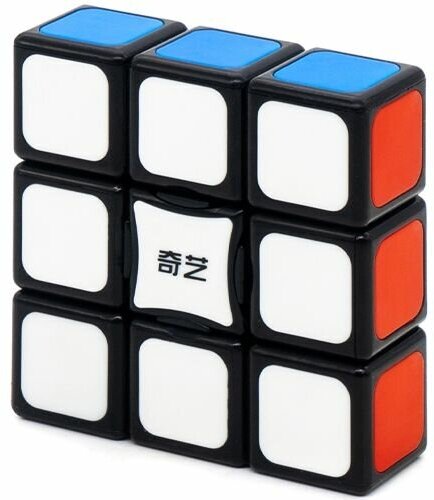 Кубик рубика плоский QiYi MoFangGe 1x3x3 Черный