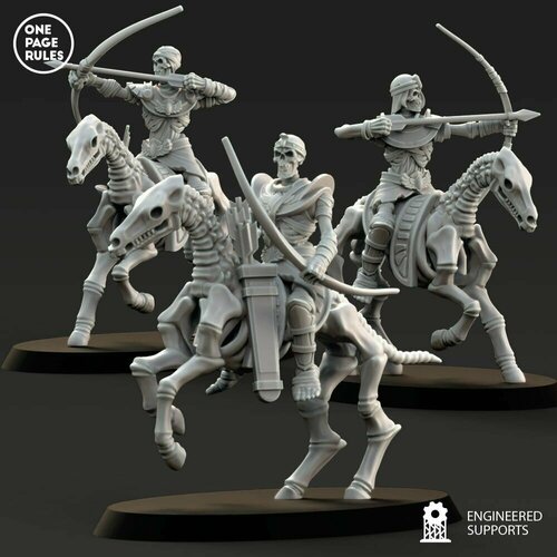 Warhammer Fantasy Tomb Kings Archers Mount/ Набор фигурок для Warhammer Цари Гробниц Конные Лучники warhammer fantasy tomb kings skull catapult набор фигурок для warhammer цари гробниц катапульта