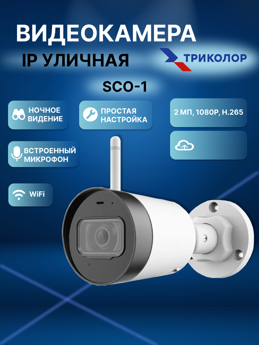 Видеокамера IP Триколор SCO-1, 3.6 мм - фото №19