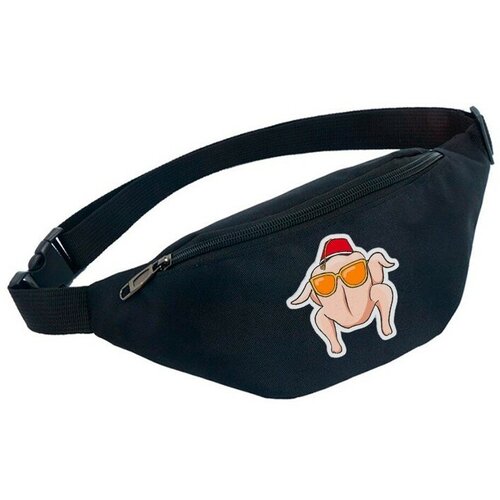 фото Сумка поясная noname, черный