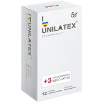 Unilatex / Презервативы Unilatex Multifruits 12+3 шт, фруктовые, цветные.