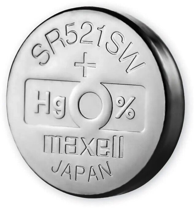 Батарейка Maxell SR 379 (521 SW) AG0, 1шт